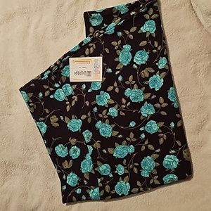 Lularoe floral rose cassie pencil skirt size XS NWT